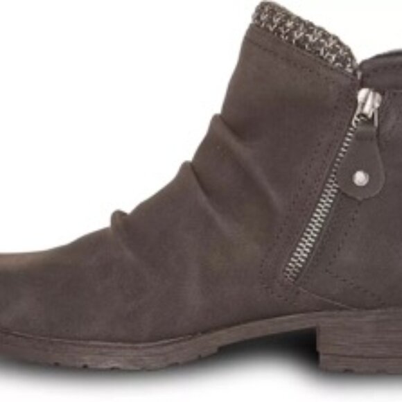 SPORTO Honor Faux Leather Sweater Women's Booties Boots Black Size 10 - Picture 4 of 5